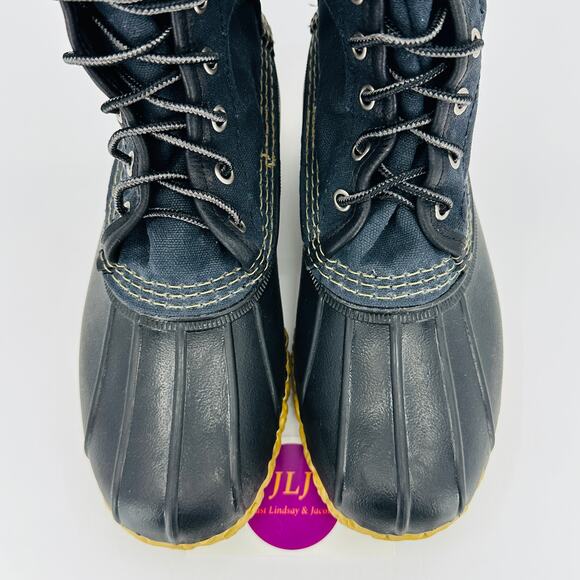 L.L. Bean Women's 10" Signature Waxed Canvas Maine Hunting Boots 270247 Size 6 - Picture 4 of 11